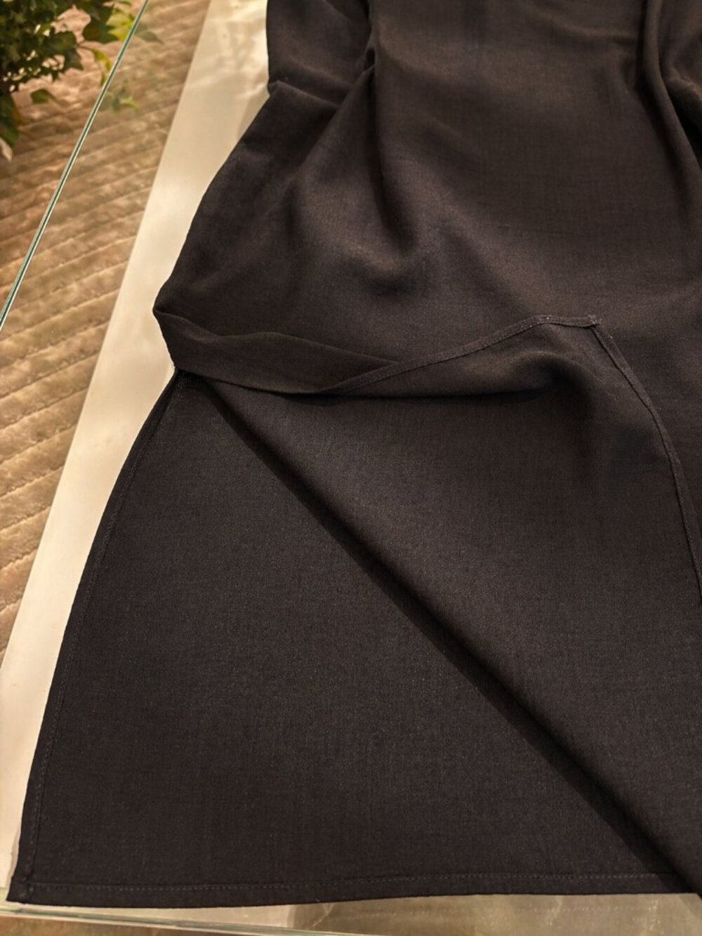 MNG Black Slip Midi Dress – Minimal Chic - Picture 6 of 8